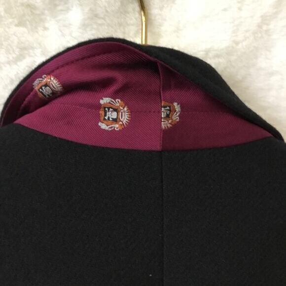 J. Crew Black with Brown Button Wool Blazer - Picture 15 of 15